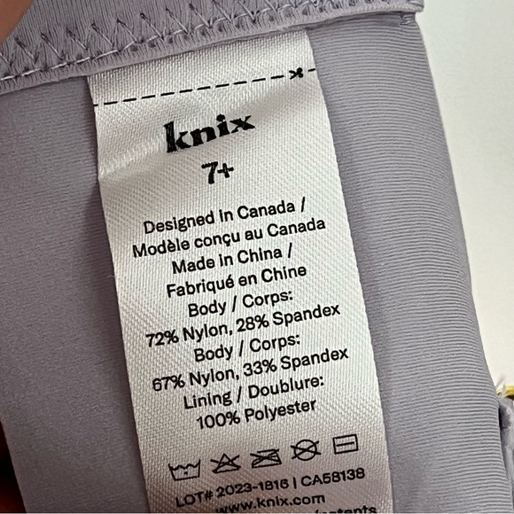 NWT Knix 7+ Wing Woman Contour Bra orchid purple lilac 0302 wireless - Picture 6 of 10